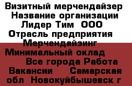 Визитный мерчендайзер › Название организации ­ Лидер Тим, ООО › Отрасль предприятия ­ Мерчендайзинг › Минимальный оклад ­ 18 000 - Все города Работа » Вакансии   . Самарская обл.,Новокуйбышевск г.